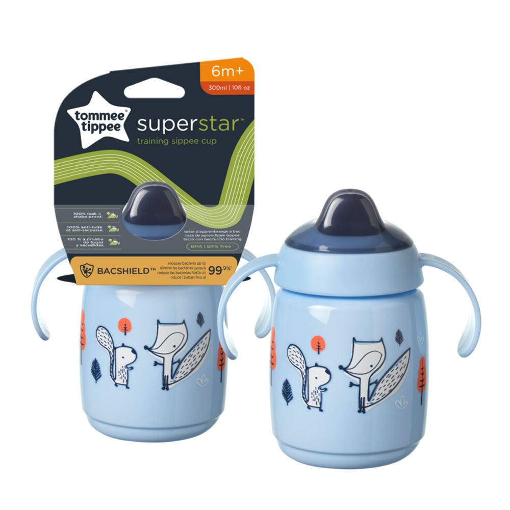 Tommee Tippee itatópohár - Superstar Training Sippee Cup csõrös 300ml 6hó kék - Image 3