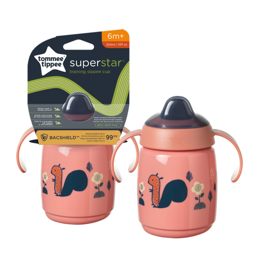 Tommee Tippee itatópohár - Superstar Training Sippee Cup csõrös 300ml 6hó rózsaszín - Image 3