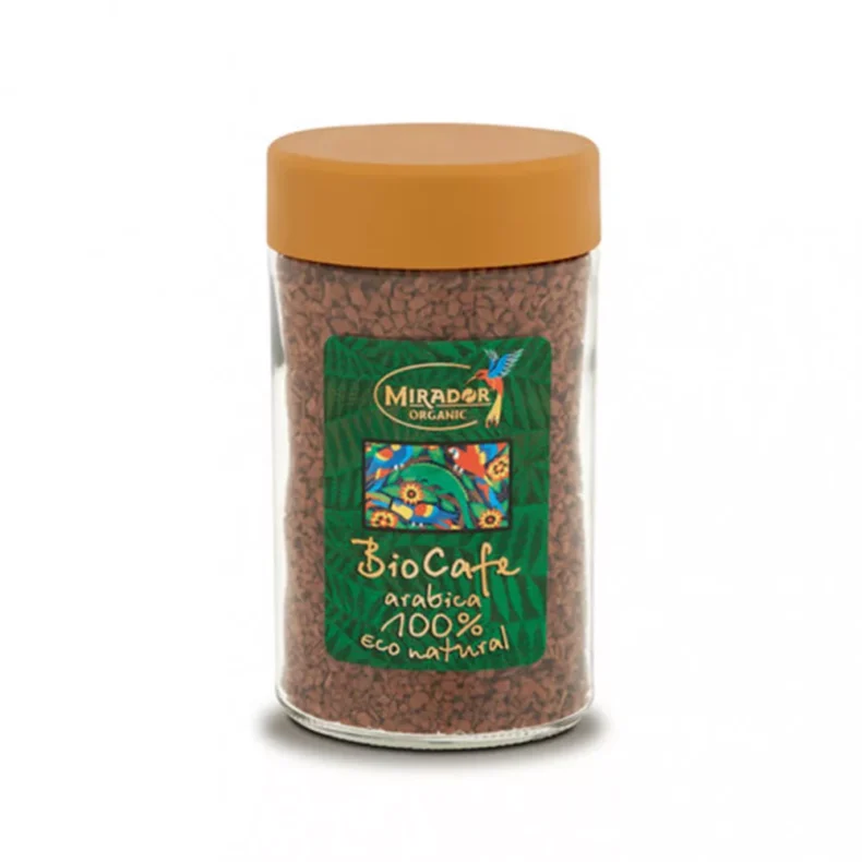 Bio 100 % Arabica instant kávé 100g Mirador