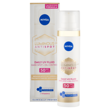 NIVEA Luminous630 pigmentfoltok elleni mattító nappali arcápoló krém fluid FF50 40 ml