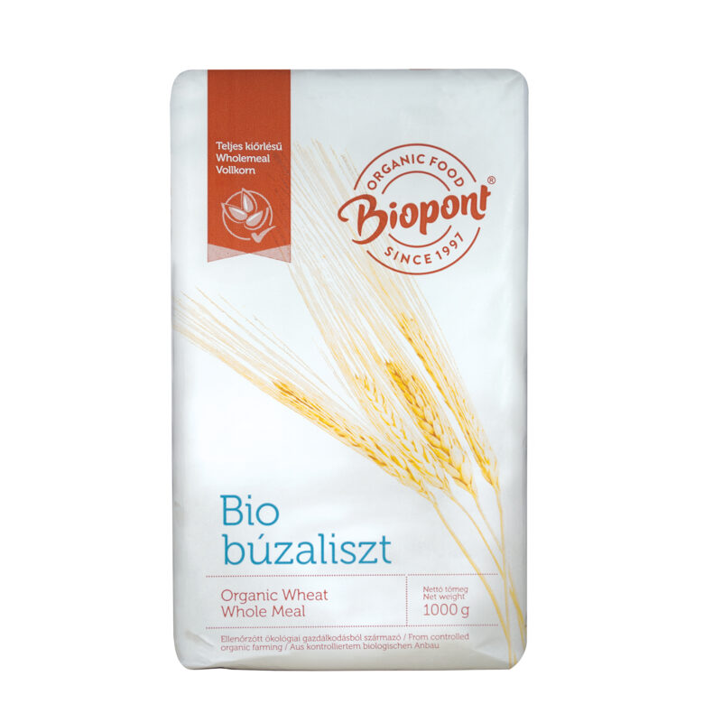 Biopont Búzaliszt, teljesőrlésű 1kg