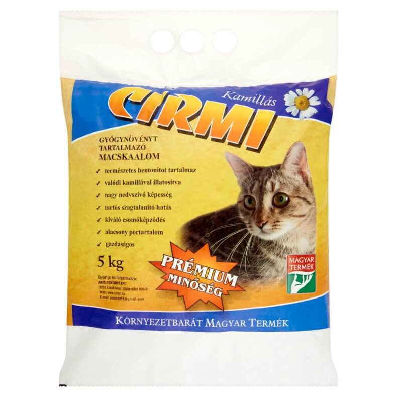 CIRMI MACSKAALOM KAMILLÁS 5 KG