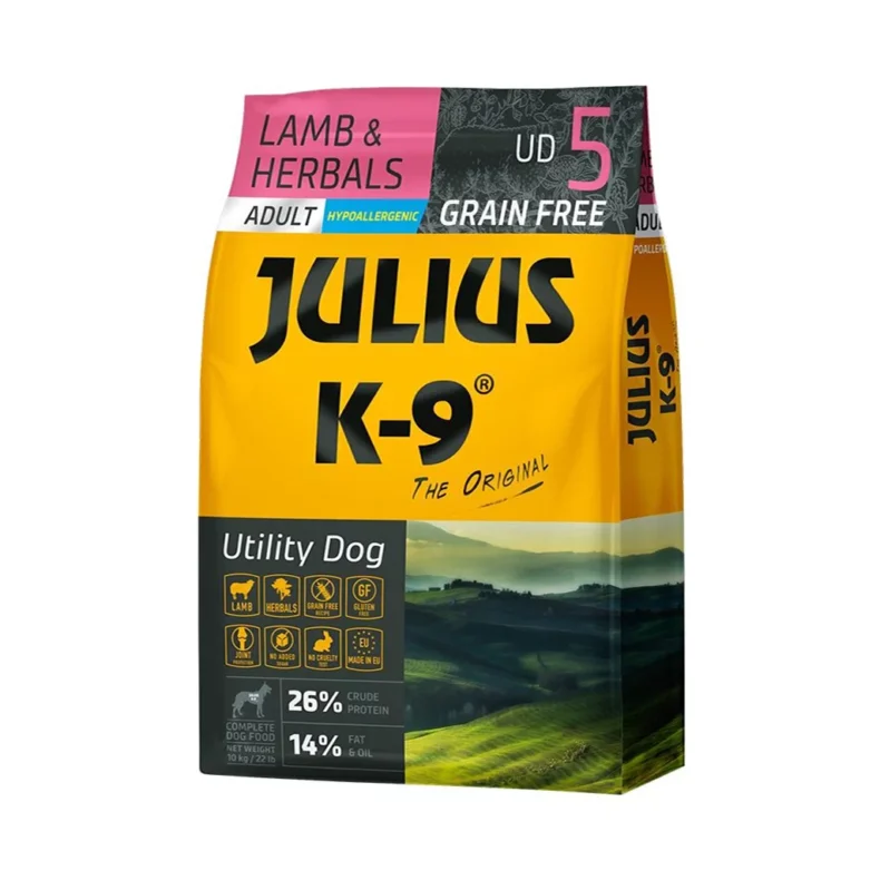 JULIUS K9 ADULT HERBAL BÁRÁNY+RIZS 10KG