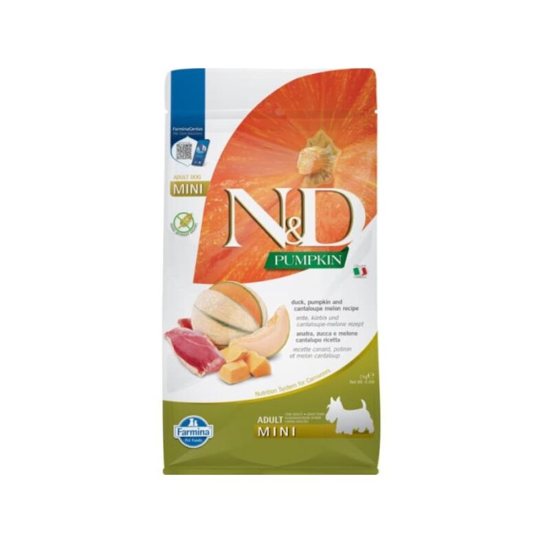 N&D PUMPKIN DOG KACSÁS ADULT MINI 2KG