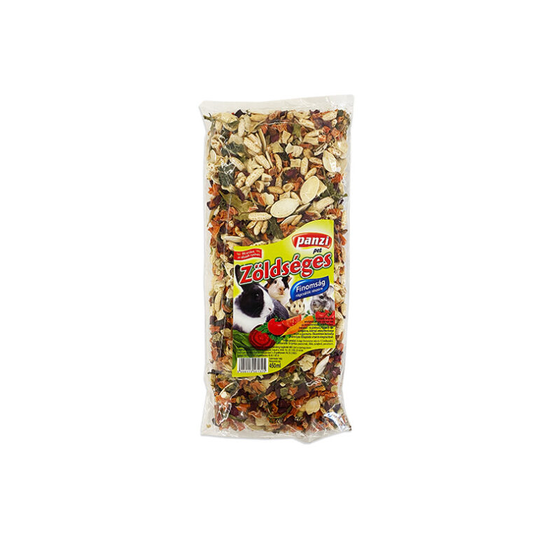 PANZI RÁGCSÁLÓ ZÖLDSÉGES KEVERÉK 450ML