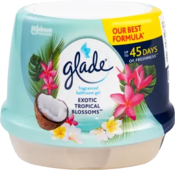 Glade fürdőszobai légfrissítő zselé 180 g Exotic Tropical Blossom