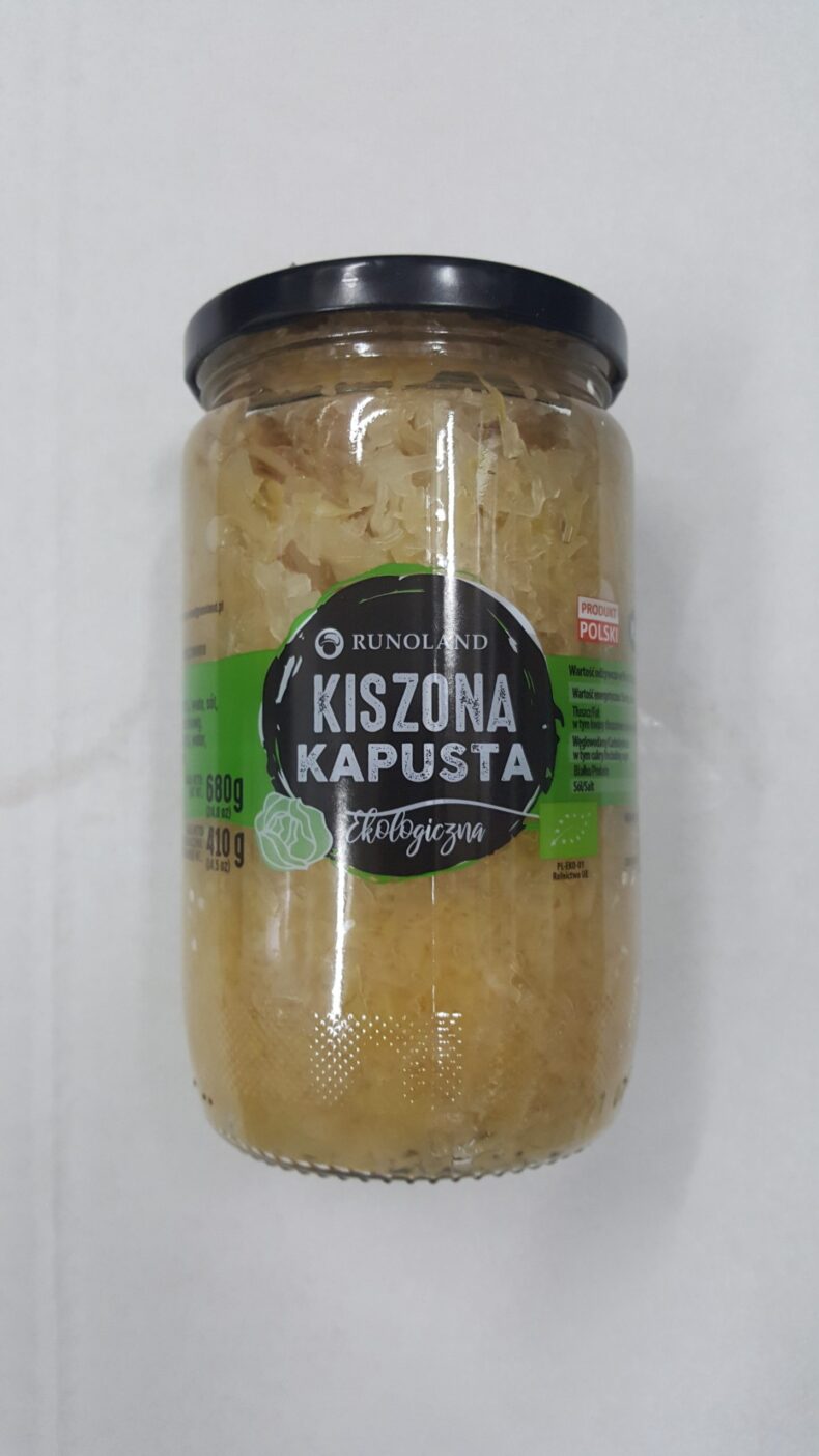Runoland bio savanyúkáposzta 680 g