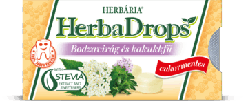 Herbária Herbadrops Bodza-Kakukkfű Cukorka