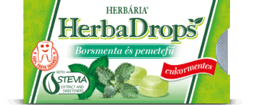 Herbária Herbadrops Borsmenta-Pemetefű Cukorka