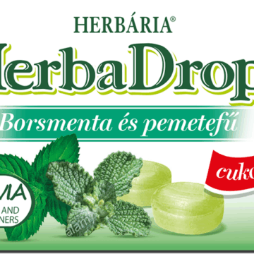 Herbária Herbadrops Borsmenta-Pemetefű Cukorka