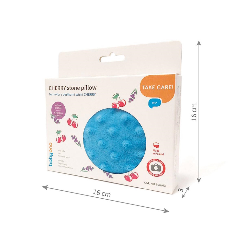 BabyOno cseresznyemagos párna - Cherry hideg-meleg terápiához kék 796/03 - Image 4