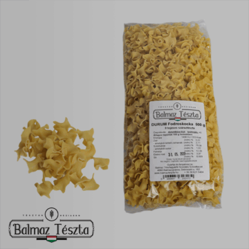 Balmaz Tészta 8 tojásos durum Fodros nagykocka 500g
