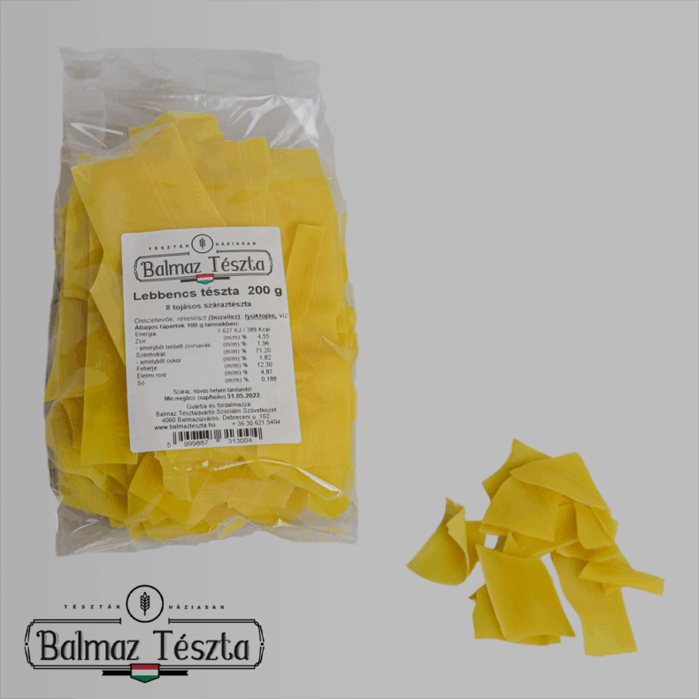 Balmaz Tészta 8 tojásos Lebbencs  200g