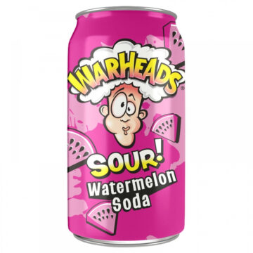 Alternative view of Warheads Sour Watermelon Soda görögdinnye ízű savanyú üdítőital 330ml