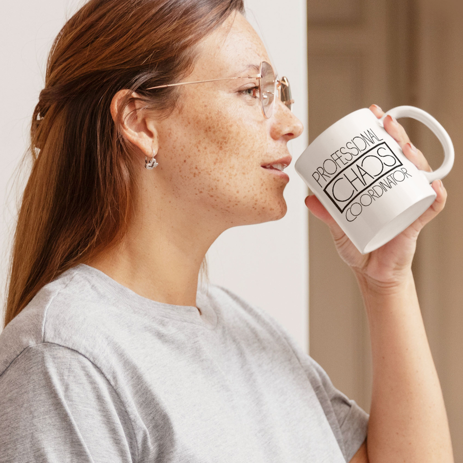 Chaos Coordinator fehér bögre - Image 2