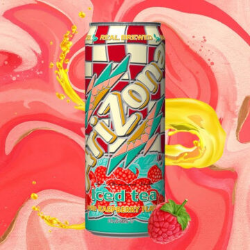 Alternative view of Arizona Iced Tea Raspberry málnás jeges tea 650ml