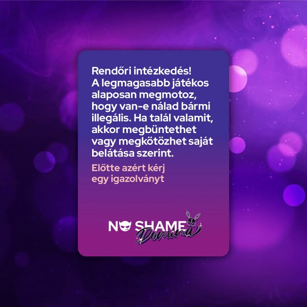No Shame Domina ivós kártyajáték - Image 3