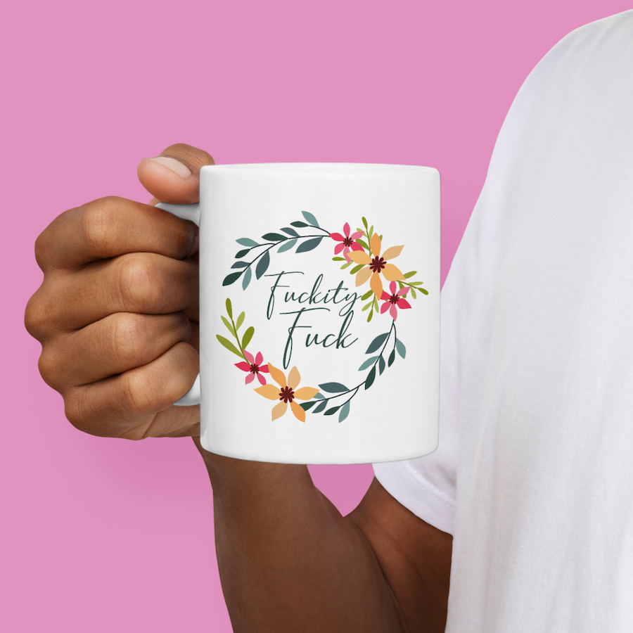 F*ckity F*ck fehér bögre - Image 3