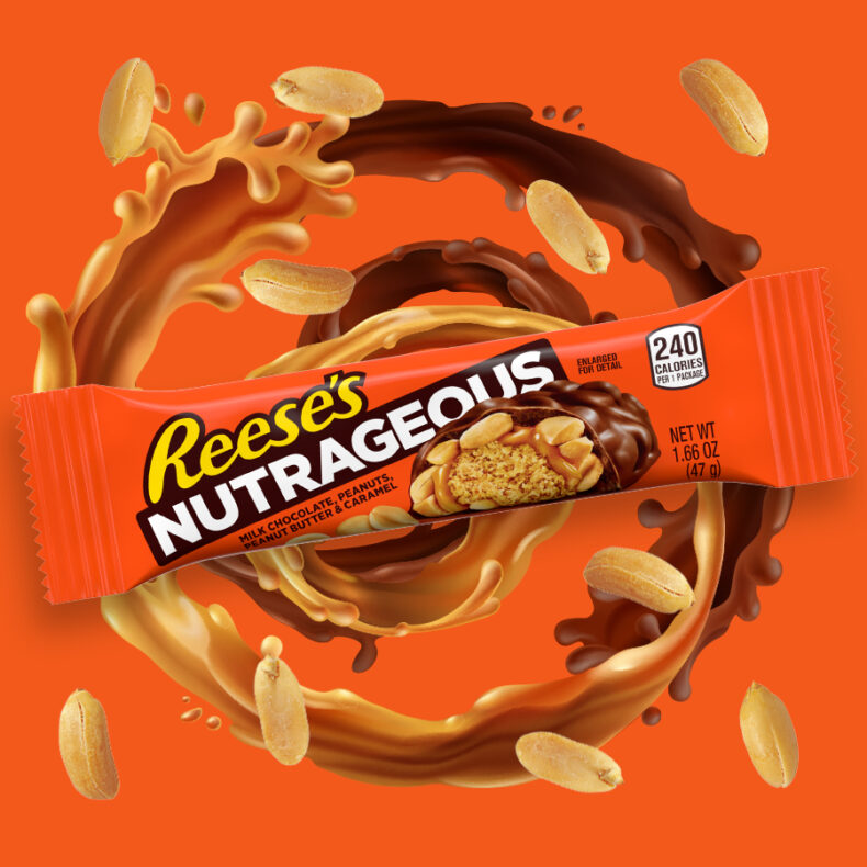 Reeses Nutrageous mogyoróvajas szelet 47g