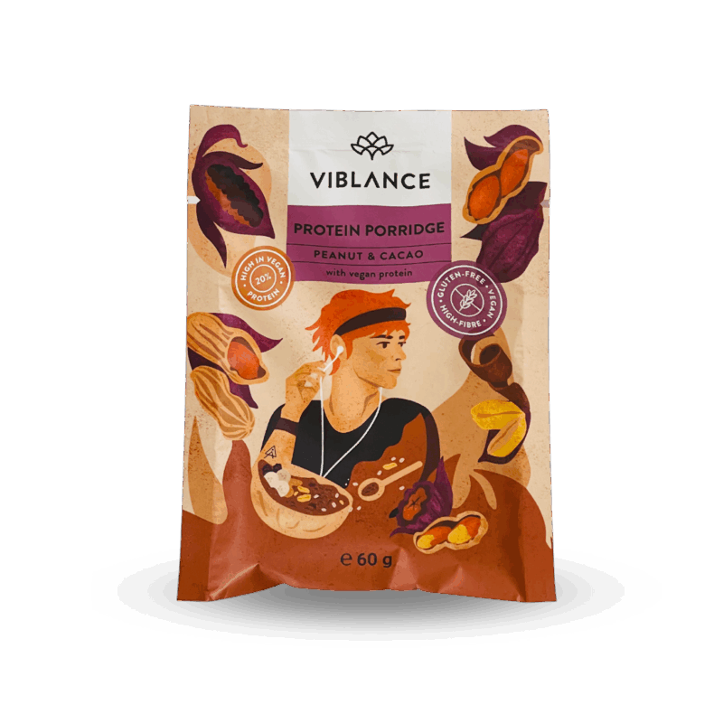 Viblance Peanut & Cacao Proteinkása 60g