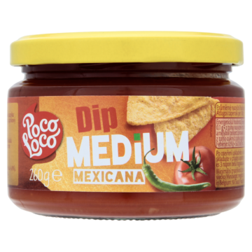 Poco Loco Mexicana medium csípős paradicsomos öntet 260 g