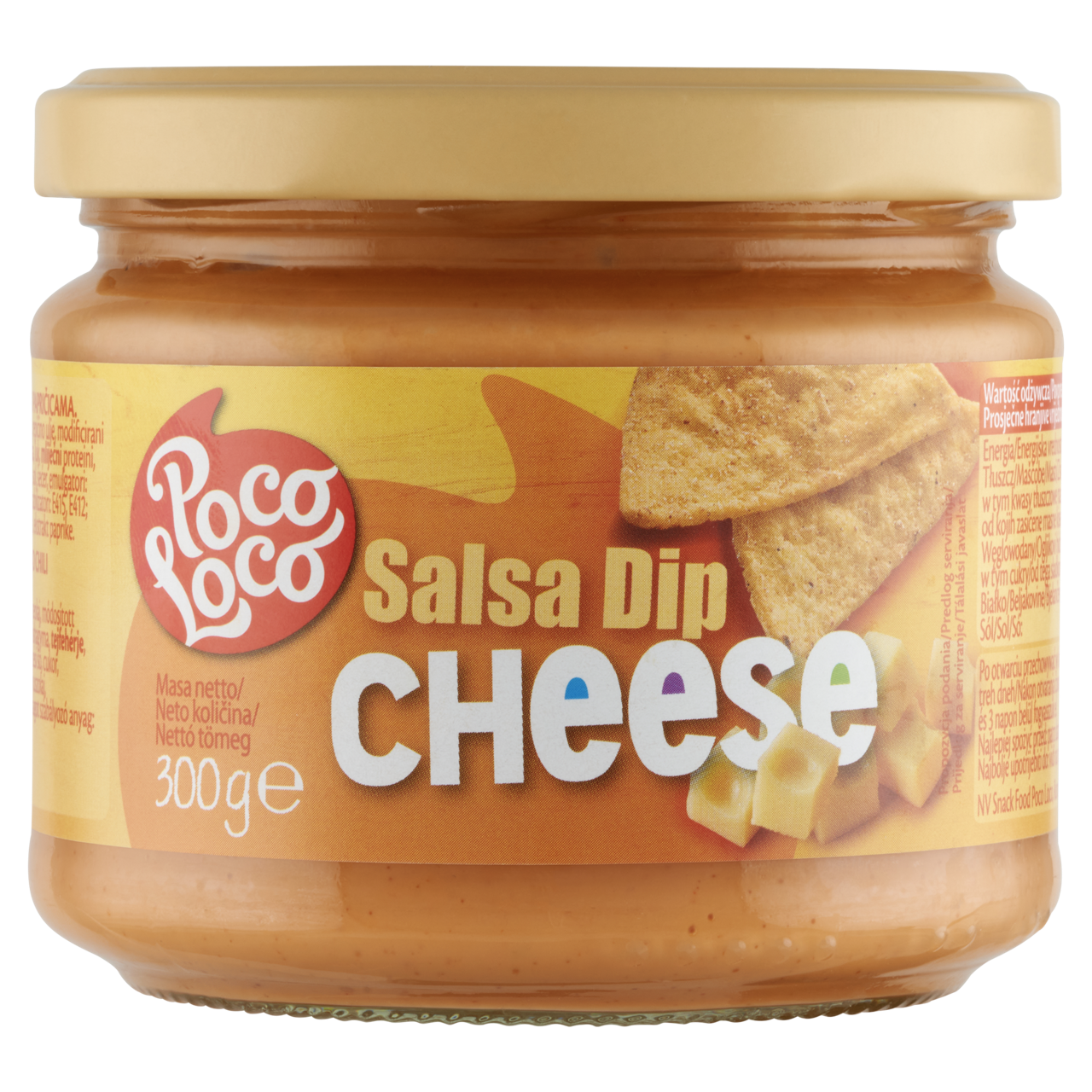 Poco Loco Salsa sajtmártás sajttal és jalapeno chili paprikával 300 g