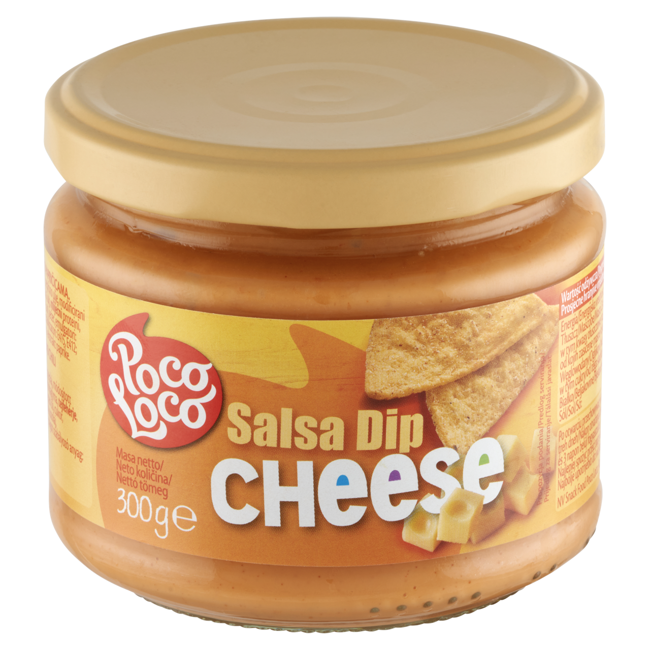 Poco Loco Salsa sajtmártás sajttal és jalapeno chili paprikával 300 g