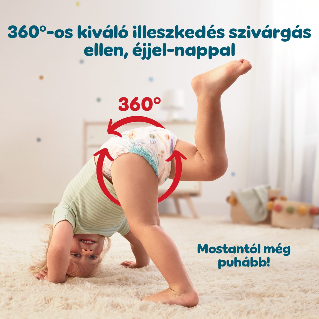 Pampers Active Baby Bugyipelenka 62 db 6-11 kg Méret 3