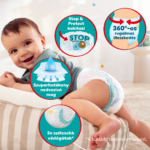 Pampers Active Baby Bugyipelenka 52 db 9-15 kg Méret 4