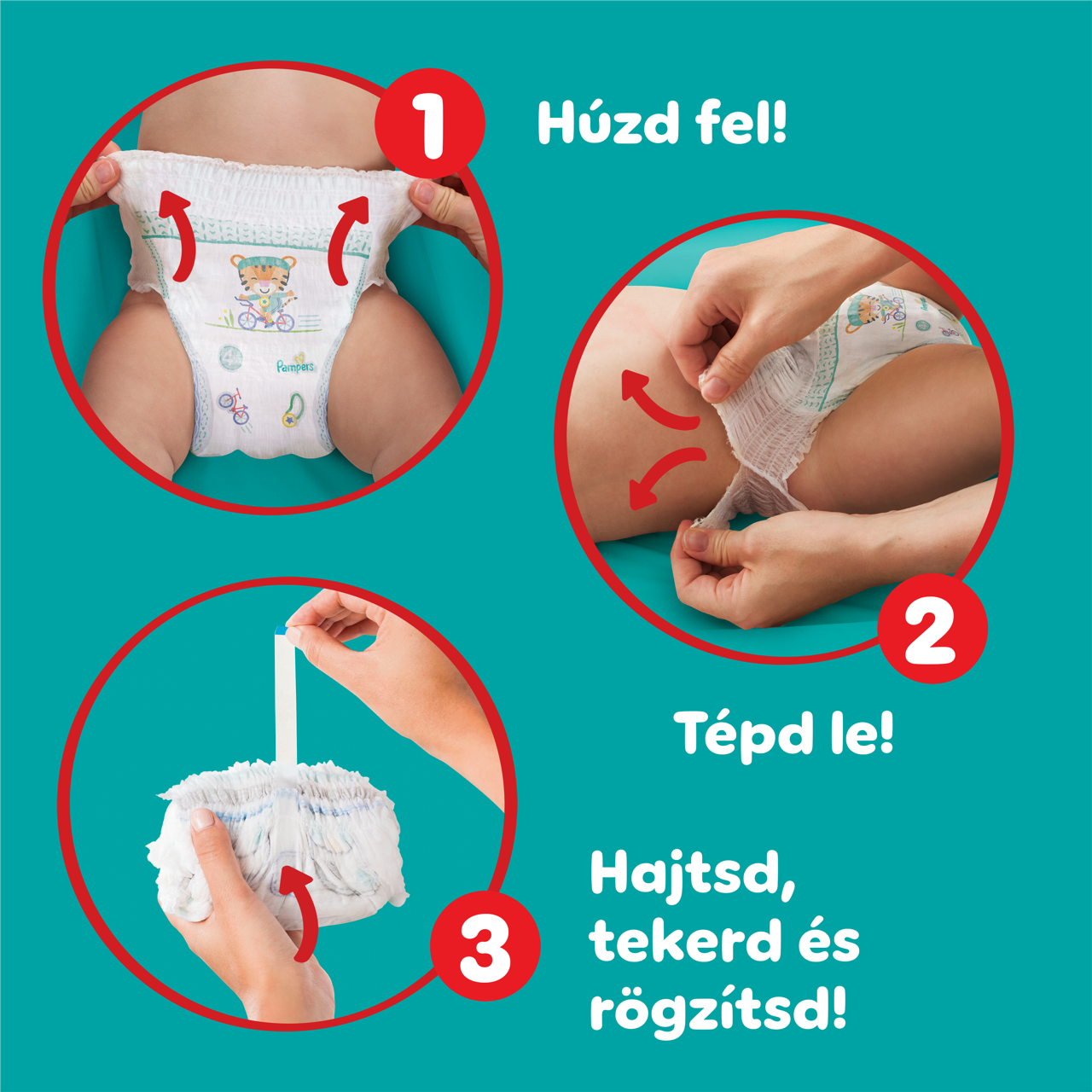 Pampers Active Baby Bugyipelenka 52 db 9-15 kg Méret 4