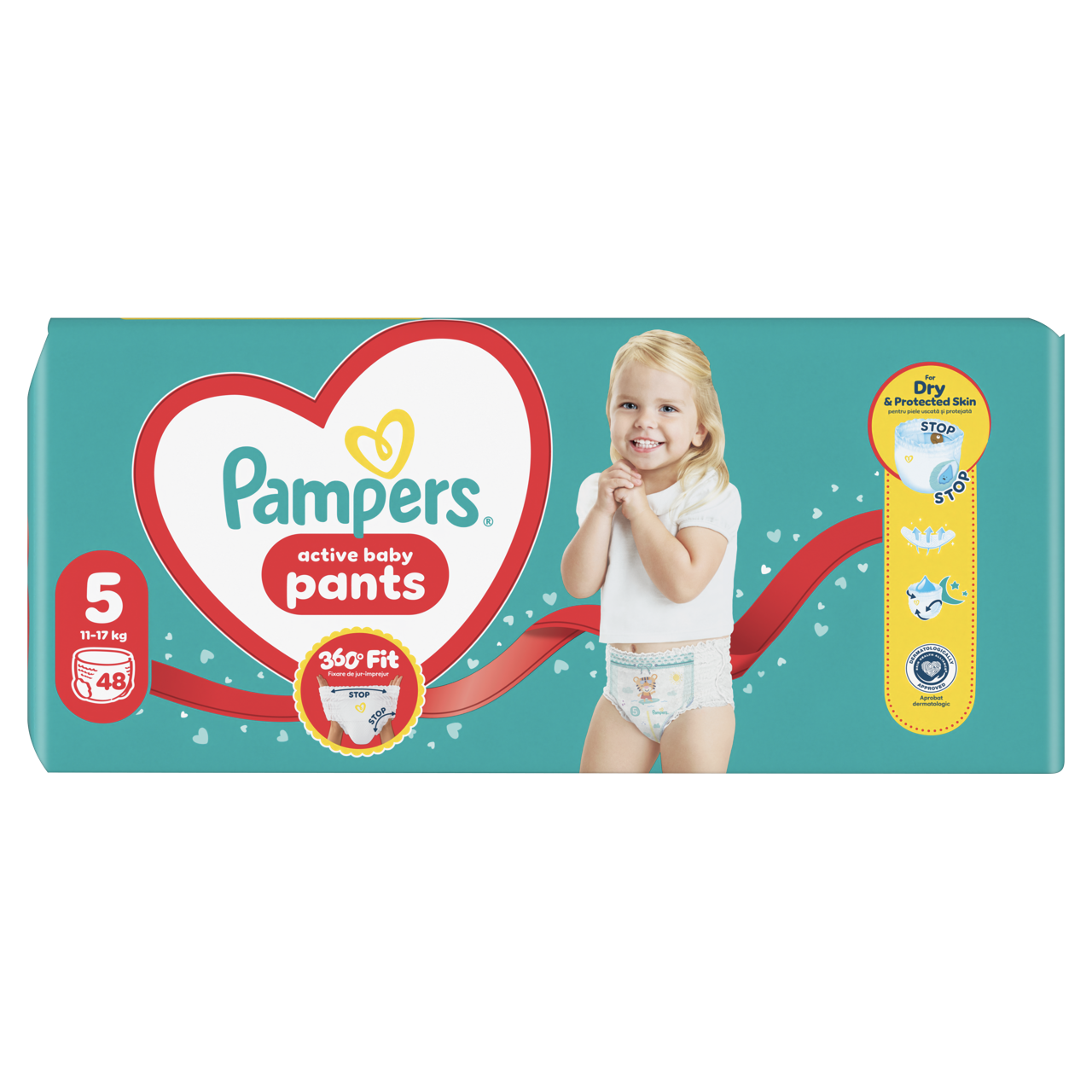 Pampers Active Baby Bugyipelenka 48 db 11-17 kg Méret 5