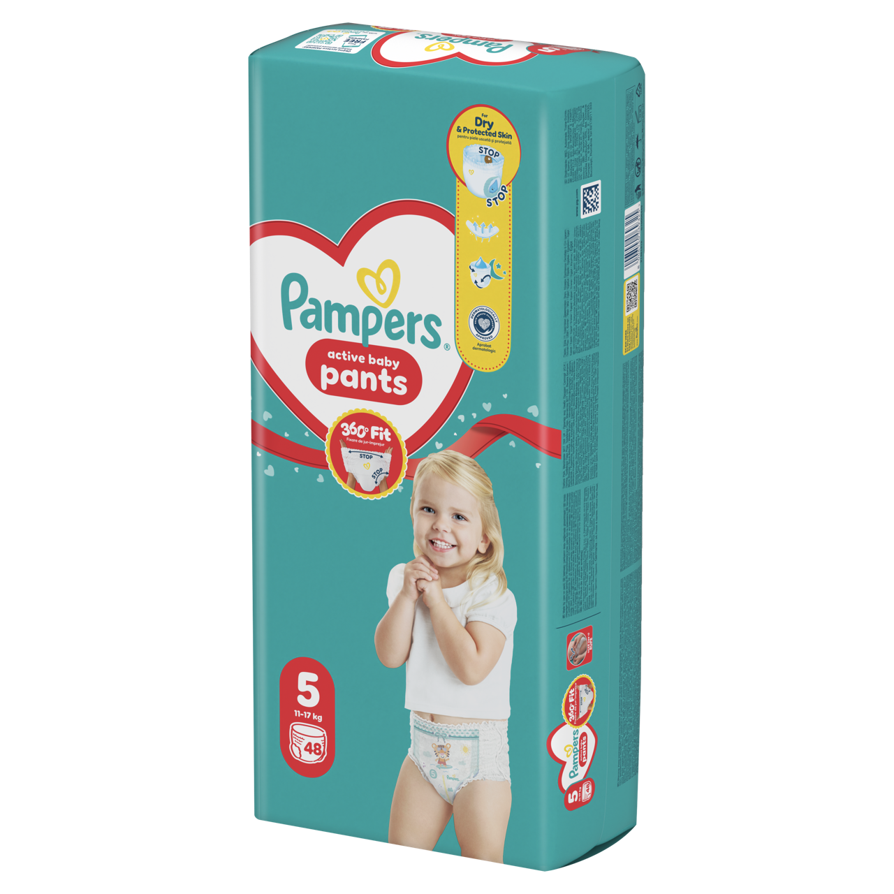 Pampers Active Baby Bugyipelenka 48 db 11-17 kg Méret 5