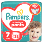 Pampers Active Baby Bugyipelenka 38 db 15+ kg Méret 7