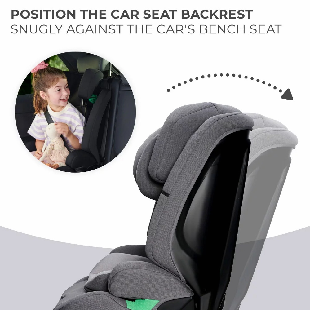 Kinderkraft gyerekülés Safety Fix 2 i-Size Isofix 76-150cm szürke - Image 6