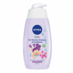NIVEA Kids 2in1 Tusfürdő és Sampon Lányoknak 500 ml