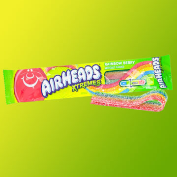 Airheads Xtremes Sour Rainbow Berry extra savanyú rágós gumicukor 57g