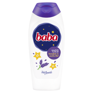 Baba Jóéjtpuszi levendula és vanília illat nyugtató élmény tusfürdő 400 ml