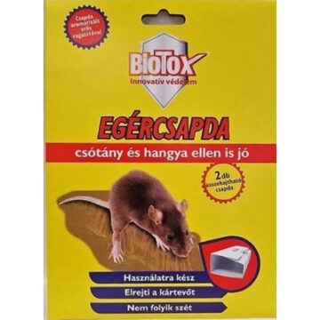 BIOTOX rágcsálófogó csapda 2 db