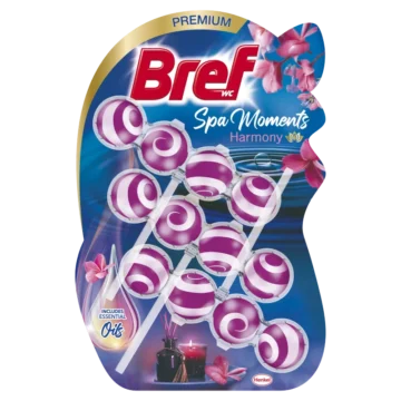 Bref Spa Moments WC frissítő 3x50g Harmony