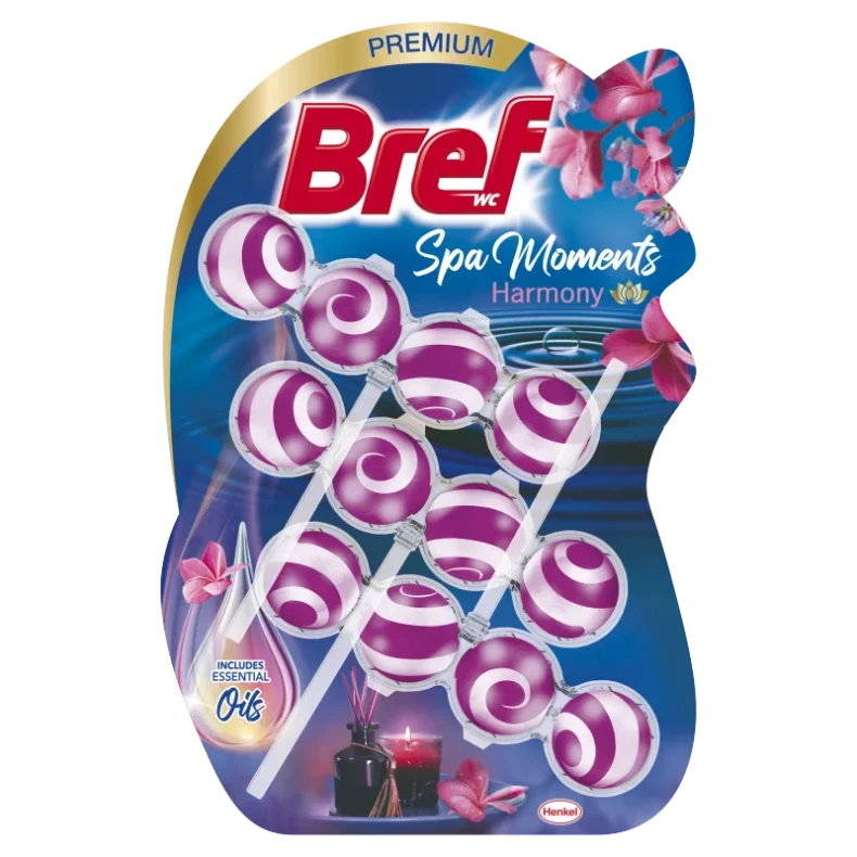 Bref Spa Moments WC frissítő 3x50g Harmony