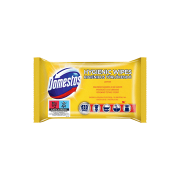 Alternative view of DOMESTOS fertőtlenítő törlőkendő 60 db Lemon
