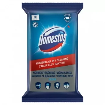 Alternative view of DOMESTOS fertőtlenítő törlőkendő 60 db Ocean