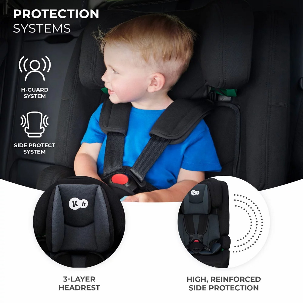Kinderkraft gyerekülés Safety Fix 2 i-Size Isofix 76-150cm fekete - Image 5