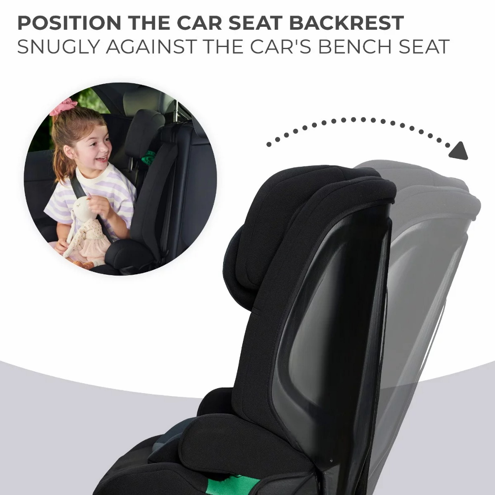 Kinderkraft gyerekülés Safety Fix 2 i-Size Isofix 76-150cm fekete - Image 9