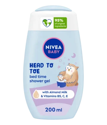 NIVEA BABY Bed Time Head to Toe Babafürdető 200 ml