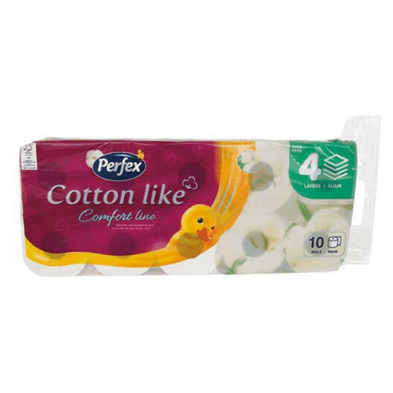 Toalett Papír Perfex Cotton Comfort Line 10 Tekercs