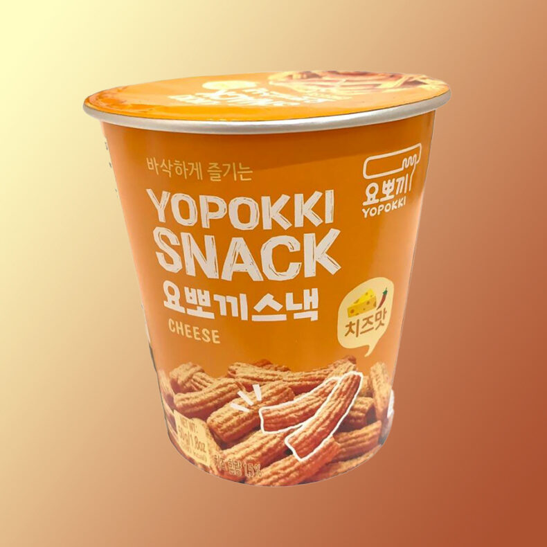 Yopokki Cheese sajtos Tteokbokki ropogós snack 50g