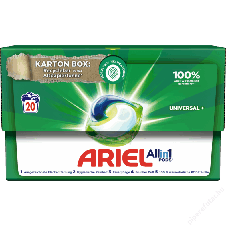 Ariel mosókapszula 20 db Universal+