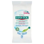 Sanytol Fertőtlenítő Tisztítókendő Antiallergén 72 db