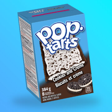 Kelloggs Pop Tarts Cookies and Creme csokis kekszes sütemény 384g